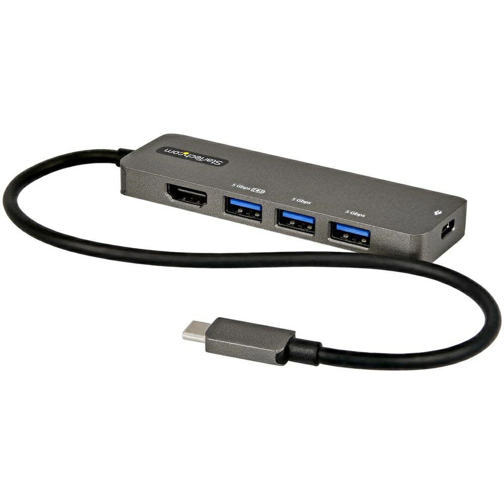StarTech.com [DKT30CHPD3] USB Type-C マルチ変換アダプター/USB-C-HDMI 2.0b 4K60Hz(HDR10)/100W Pow..