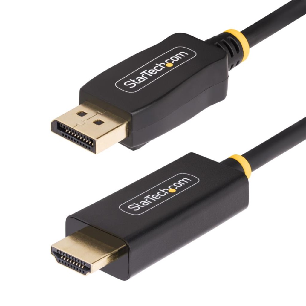 StarTech.com [10F-DP-HDMI-4K60-HDR] DisplayPort 1.4-HDMI 2.0b変換ケーブル/3m/4K60Hz/アクティブ/H..