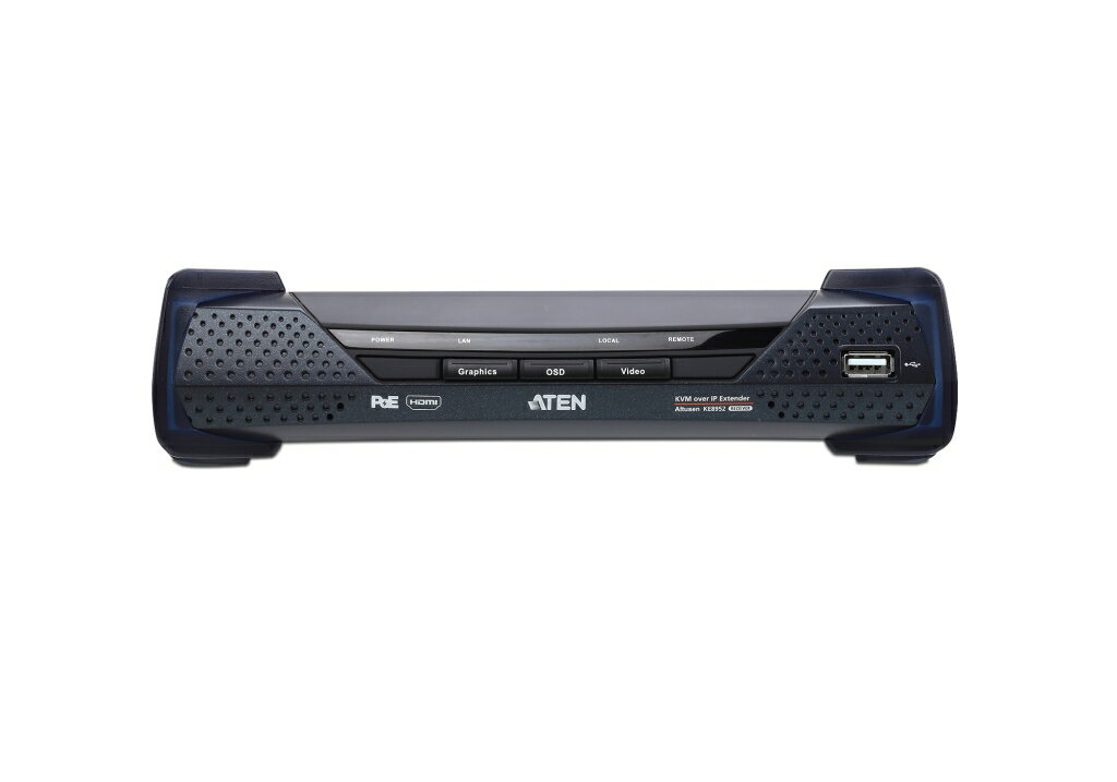 ATEN [KE8952R/ATEN] HDMI󥰥ǥץ쥤IP-KVMƥ(4KPoEб쥷С)