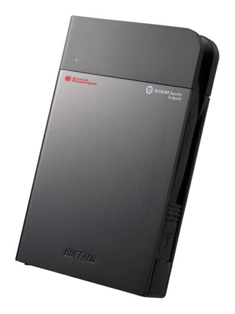 バッファロー [SSDS-PZ2.0EV] 法人向け 強制暗号化 ウイルスチェック 耐衝撃ポータブルSSD 2TB
