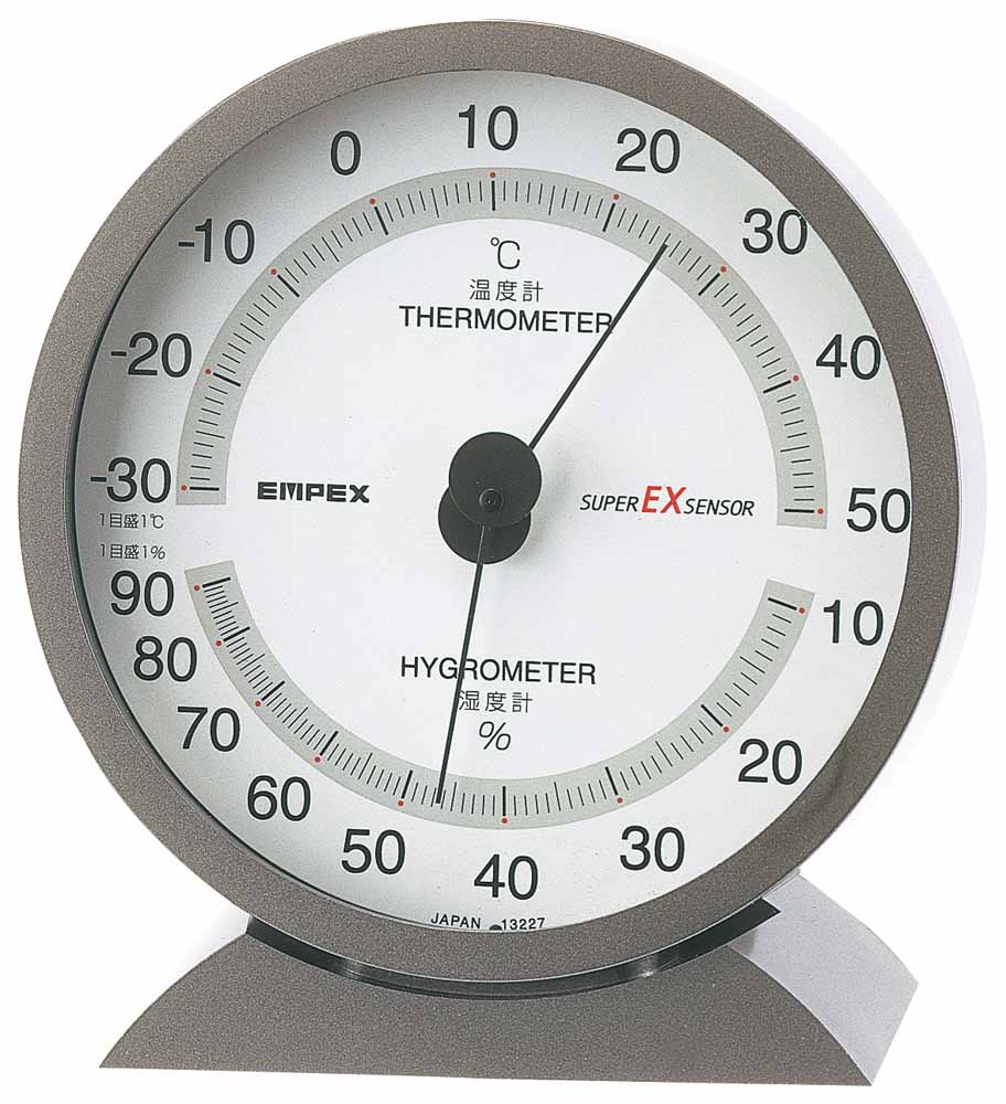 エンペックス気象計 [EX-2717] スーパーEX高品質温・湿度計