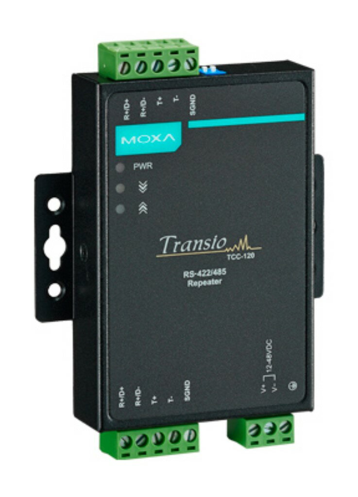 MOXA [TCC-120] DIN[}Eg\ RS-422/485s[^[T[Wی(16KVESD)