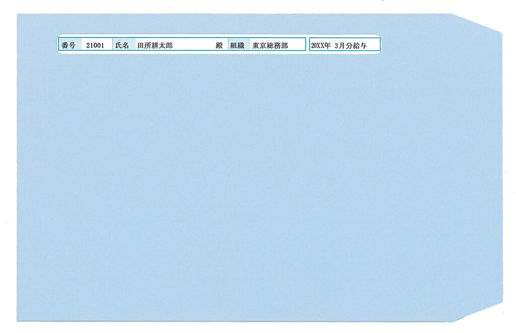 ※不良を除いて返品不可。※製品イメージは実際の製品と異なる場合があります。※メーカーにより、JANや型番等は予告なく変更されることがあります。（同等商品により返品・交換は不可となります。）※商品の詳細につきましてはメーカーホームページからご確認ください。※PSEマークについて商品説明に記載がなくても（PSE対象外を除いて）PSEマークがついた商品のみ扱っております。 この商品は、給与明細書ページプリンタ用紙（https://item.rakuten.co.jp/tt-mall/mil0215/）を入れる窓付封筒です。お客さまから寄せられたご意見を参考に中身が透けない用紙を使い、用紙を薄くすることでフタを閉じる際の作業性を高めました。色はアクアです。また、シールのり付仕様となります。