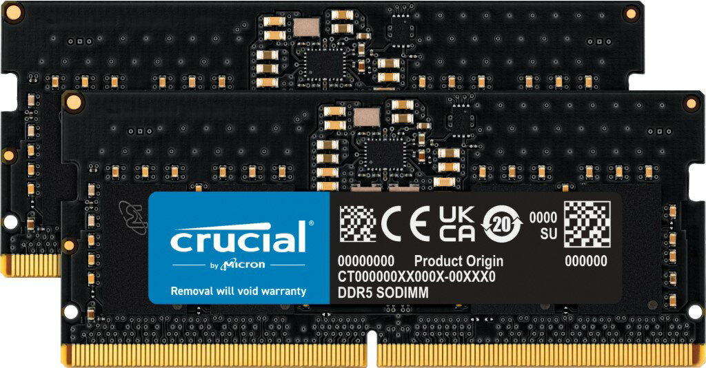 crucial [CT2K8G56C46S5] Crucial 16GB Kit(2x8GB)DDR5-5600 SODIMM CL46(16Gbit)