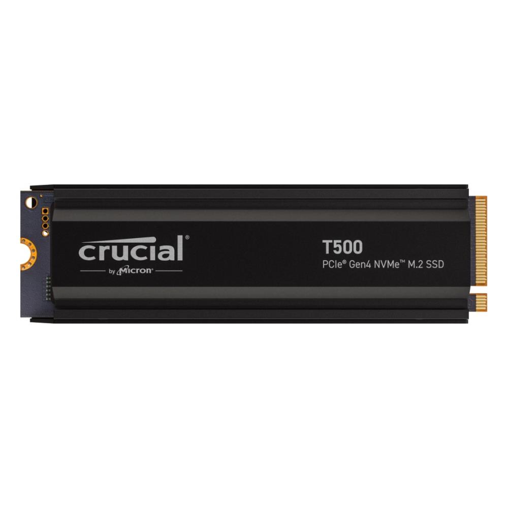 crucial [CT4000T500SSD5JP] Crucial T500 4TB PCIe Gen4 NVMe M.2 SSD with heatsink