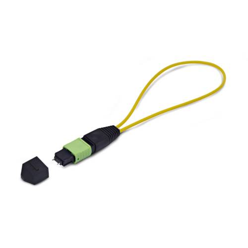 StarTech.com  光ファイバーループバックプラグ/MPOシングルモード/9/125/MPO-12 オス/APC/MTP/光通信テスト用アダプター