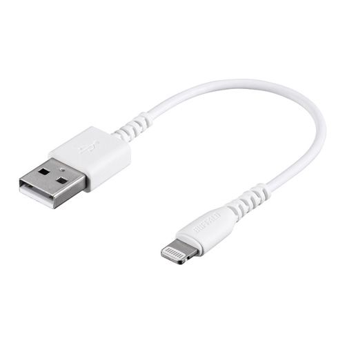 BUFFALO [BSMPCL101WH] Lightningケーブル 0.1m ホワイト