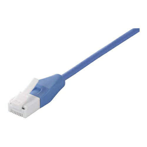 BUFFALO [BSLS6SU150BL2] Cat6 ツメの折れないLANケーブル スリム ストレート 15m ブルー