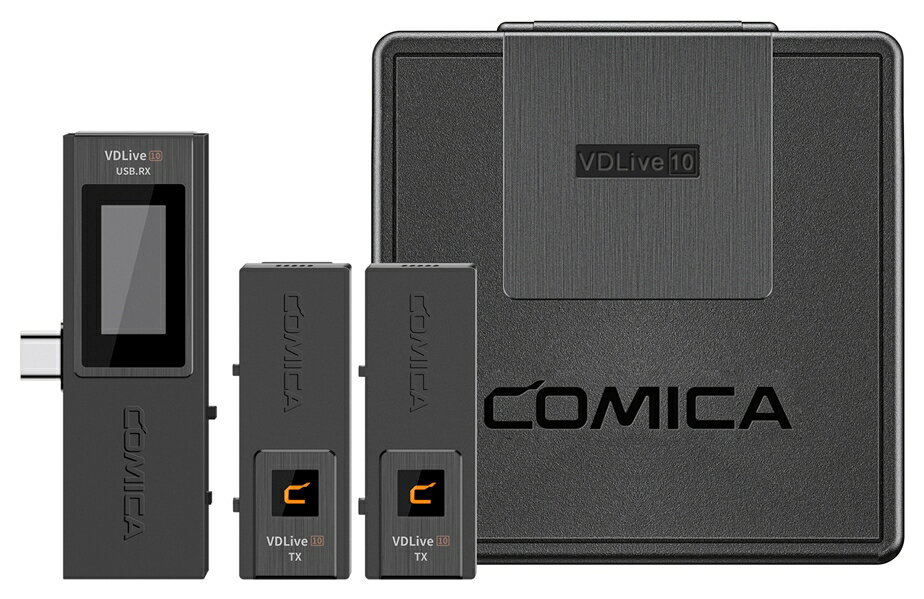 COMICA [VDLIVE10USBB] COMICA VDLive10 USBワイヤレスマイク(タイプC/ブラック)
