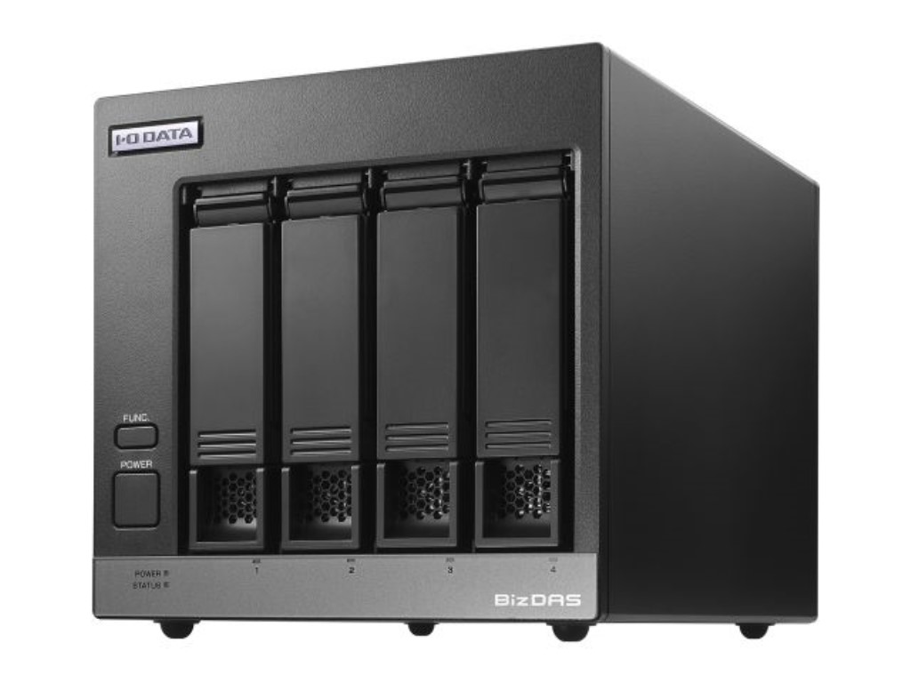 アイ・オー・データ機器 [HD4-UTN96] 法人向け 5年保証 USB 5Gbps&RAID対応 4ドライブ外付ハードディスク 96TB