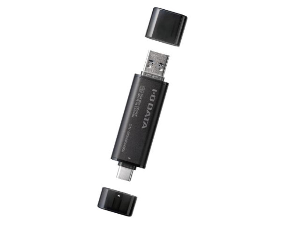 アイ・オー・データ機器 [SSPQ-USC1] USB 10Gbps(USB 3.2 Gen2)USB-A&USB-C(R)対応 スティックSSD 1TB