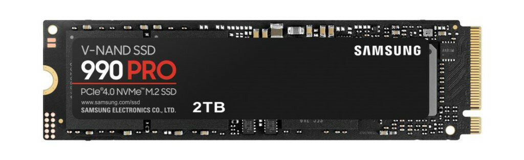 日本サムスン [MZ-V9P2T0B-IT] PCIe 4.0 NVMe M.2 SSD 990 PRO 2TB