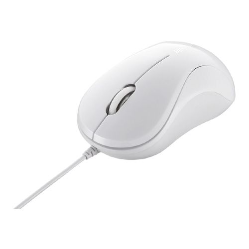 BUFFALO [BSMOP050WHZ] 有線PS2 光学式マウス 3ボタンタイプ ホワイト