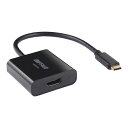 obt@[ [BDCHD2BK] fBXvCϊA_v^ USB Type-C-HDMI 60PΉ ubN