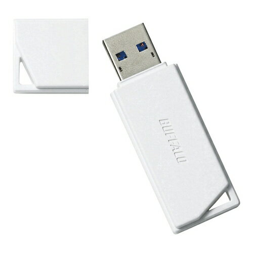バッファロー [RUF3-KVB64G-WH] USB3.2(Gen1)抗ウイルス・抗菌USBメモリ(2)