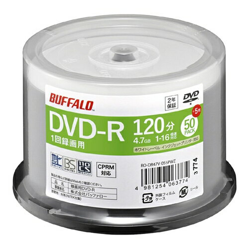 obt@[ [RO-DR47V-055PWZ] wfBA DVD-R ^p @l`l 50+5