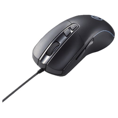 エレコム [M-G01URBK] ゲーミングマウス/光学式/8000万回耐久スイッチ/6200dpi/5ボタン/有線/ブラック