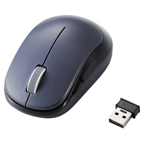 エレコム [M-DY13DBBK] BlueLEDマウス/EPRIM/無線/5ボタン/ブラック