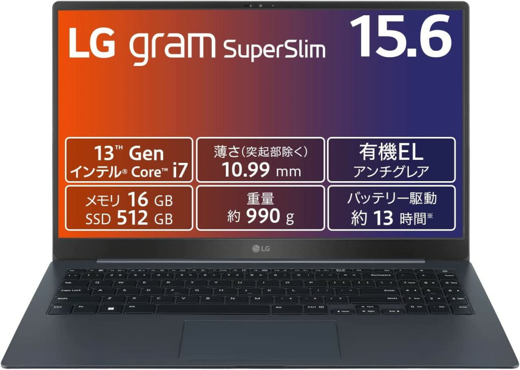 LG Electronics Japan [15Z90RT-MA75J] gram Windows 11 Home/15.6C`(L@EL)/13Ce Core i7/990g/ő13ԋ쓮/ 16GB SSD 512GB/pz