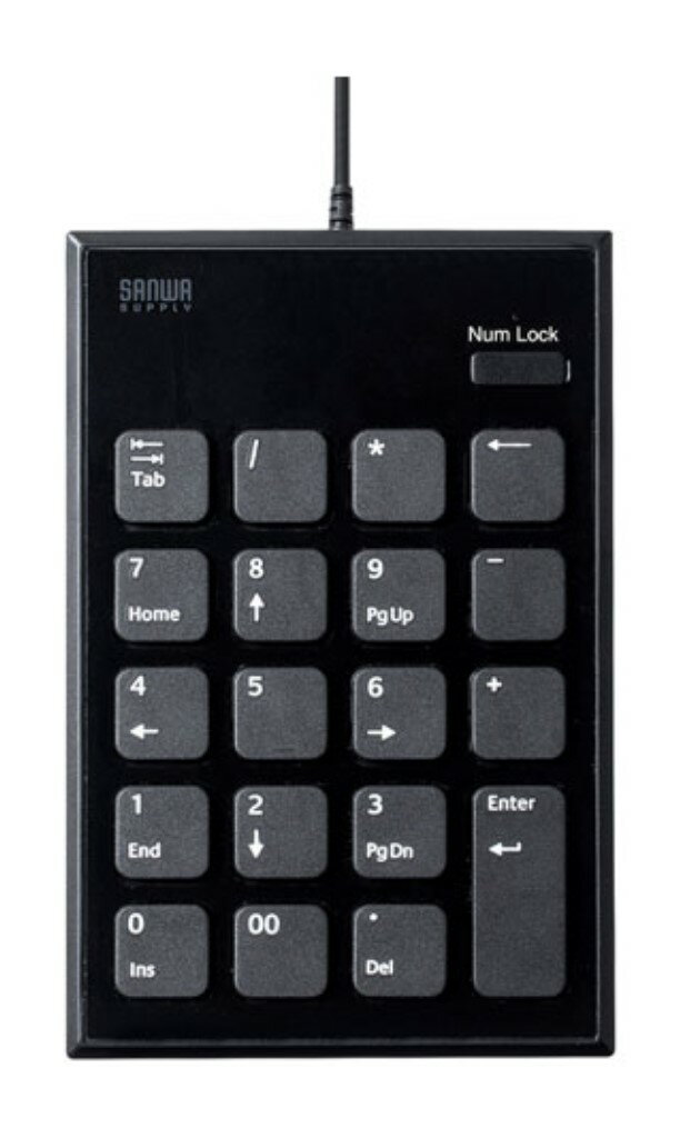 サンワサプライ [NT-23CBK] 静音TypeCテンキー