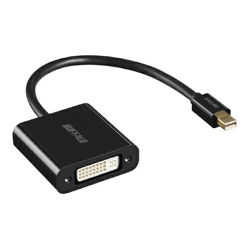 BUFFALO [BMDPDVBK] miniDisplayPort-DVI変換アダプタ ブラック