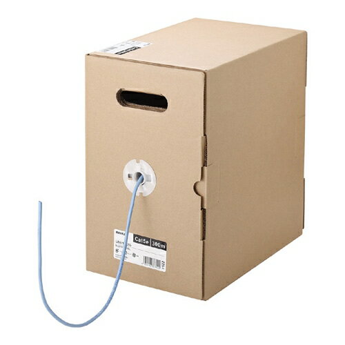 BUFFALO [BL5EW3000BL] Cat5e LANケーブル 300m 撚線 ブルー