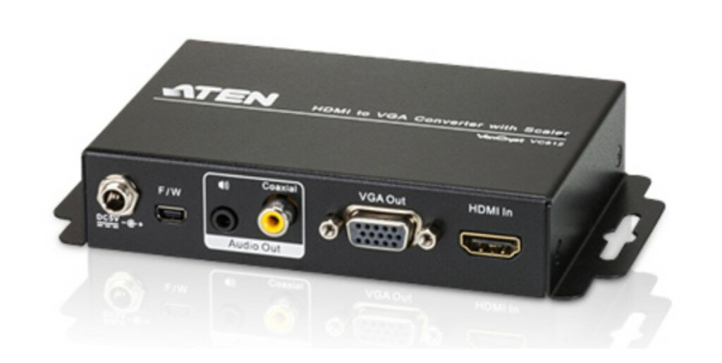 ATEN [VC812/ATEN] スケーラー搭載 HDMI= オーディオ・VGAコンバーター