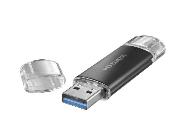 アイ・オー・データ機器 [U3C-STD128G/K] USB-A&USB-C 搭載USBメモリー(USB 3.2 Gen 1)128GB ブラック