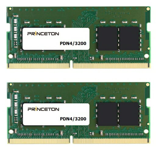 プリンストン [PDN4/3200-32GX2] 64GB(32GB 2枚組)DDR4-3200 260PIN SODIMM