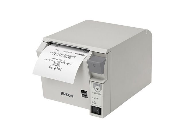 エプソン [TM702UE231] レシートプリンター TM-T70II(ラインサーマル/LAN/USB2.0/80mm幅/オートカッタ..