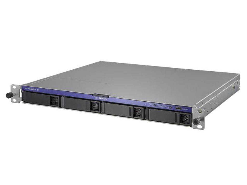 アイ・オー・データ機器 [HDL4-Z22SI3B32U] 第12世代インテルCore i3搭載 4ドライブラックマウント法人向けWindows NAS 32TB
