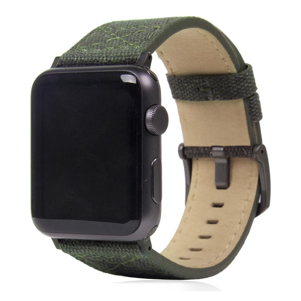 ロア・インターナショナル [SD16043AW] Apple Watch バンド 42mm/44mm用 Wax Canvas カーキ