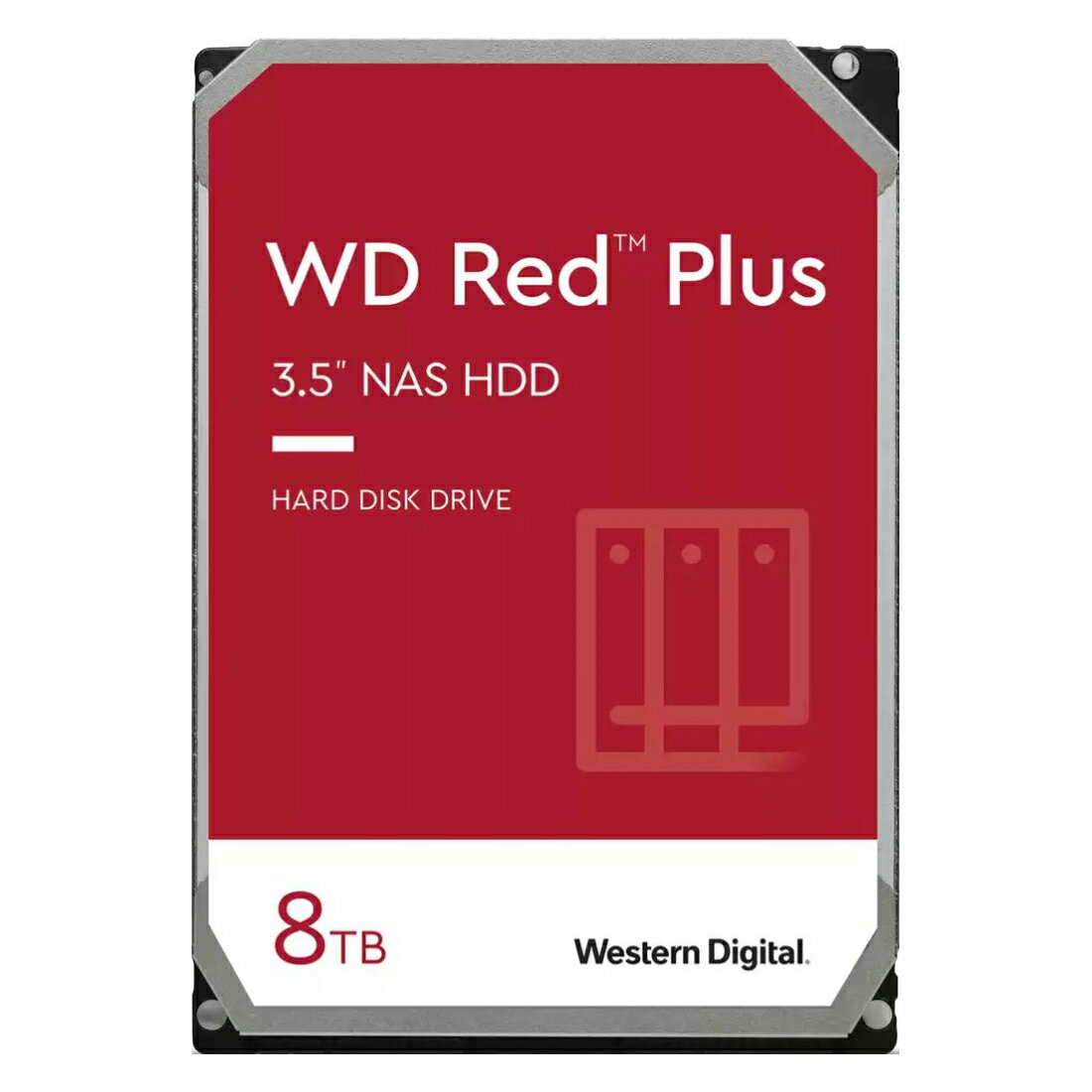 ウエスタンデジタル [WD80EFPX] WD Red Plus 3.5インチ内蔵HDD 8TB SATA 6Gb/s 5640rpm 256MB