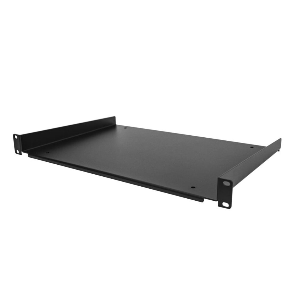 StarTech.com [SHELF-1U-12-FIXED-S] サーバーラック棚板/1U/奥行き30.5cm/耐荷重25kg/19インチラック..