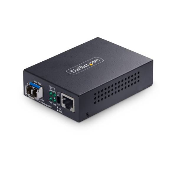 樂天商城 - StarTech.com [MCM1110SMLC20] 光メディアコンバーター/RJ45-LC変換/シングルモード/10/100/1000Mbps/20km伝送/銅線-光ファイバー変換/金属筐体/9Kジャンボフレーム対応