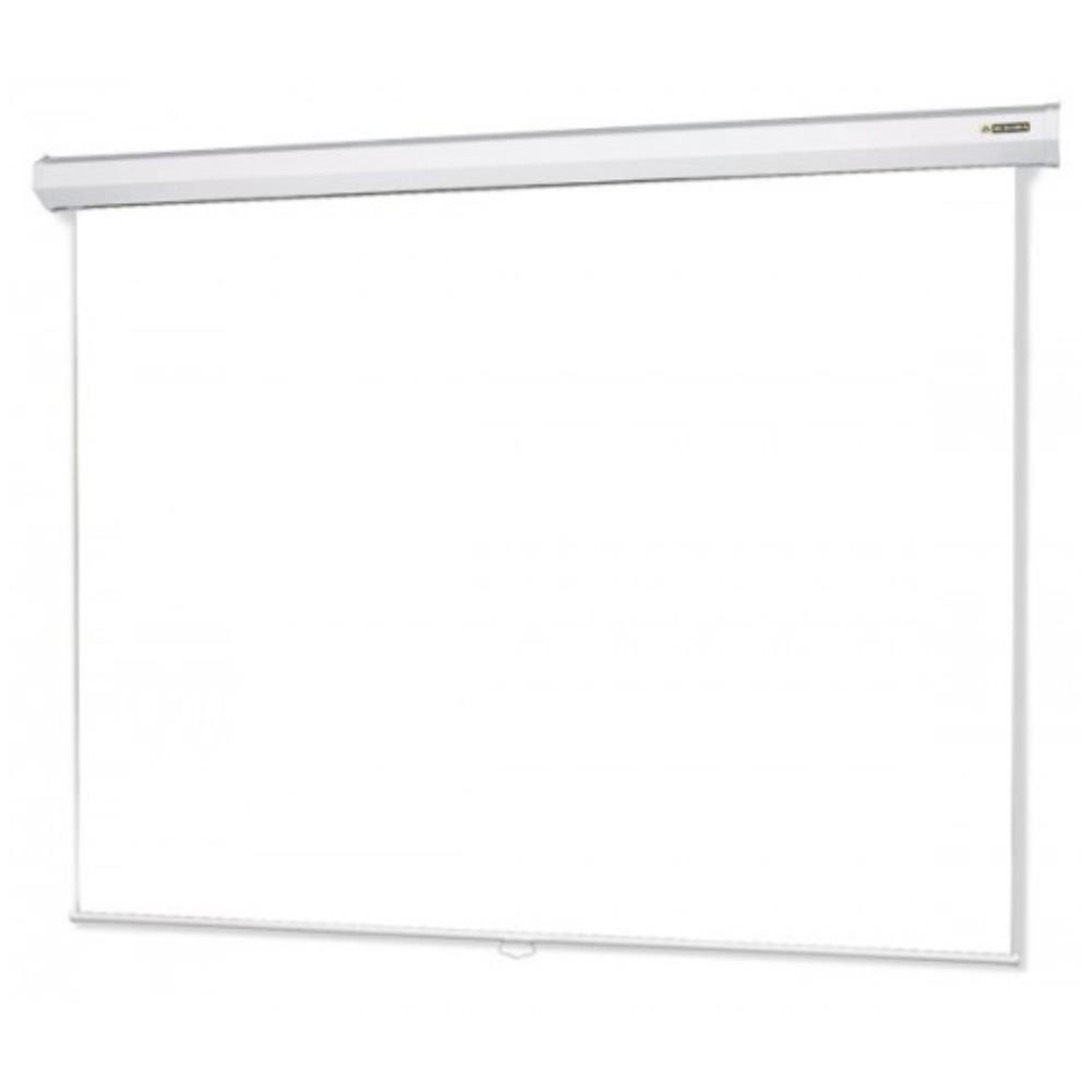 オーロラ [BLR-C100RW] 手動スプリングローラー式スクリーン