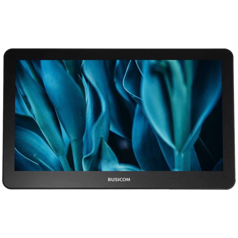 ビジコム [BC-SD13T-C-B] 13.3インチLCDタッチパネルモニター(静電容量・Type-C・黒) スタンド無し