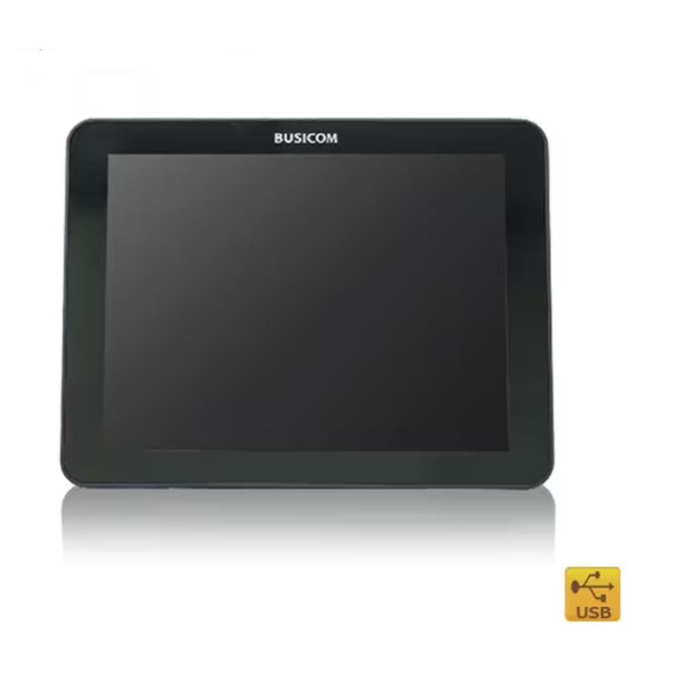 ビジコム [BC-SD10T2-RBS] 9.7インチタッチパネルディスプレイ(抵抗膜方式・USB・黒) スタンド無し(2)