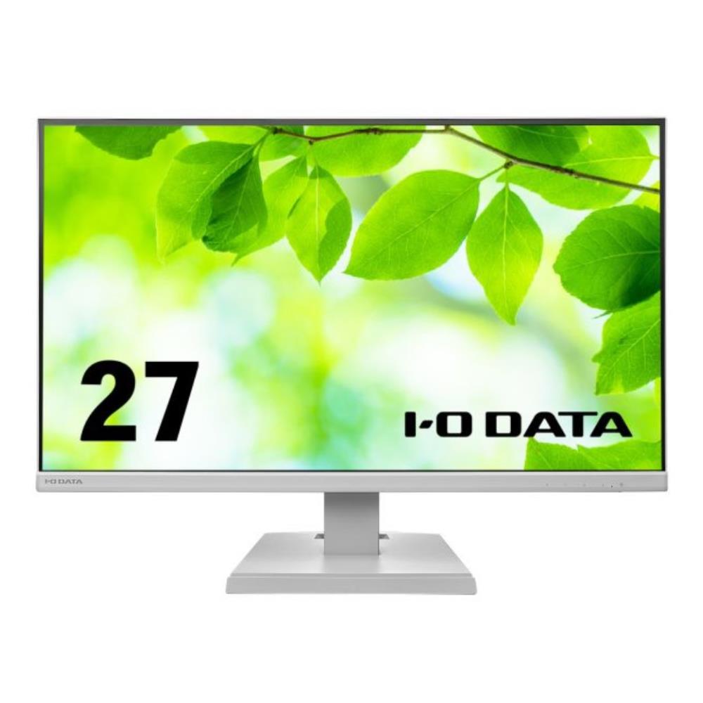アイ・オー・データ機器 [LCD-A271DW-AG] 「5年保証」3辺フレームレス&広視野角ADSパネル 27型ワイド液晶(抗菌モデル)ホワイト