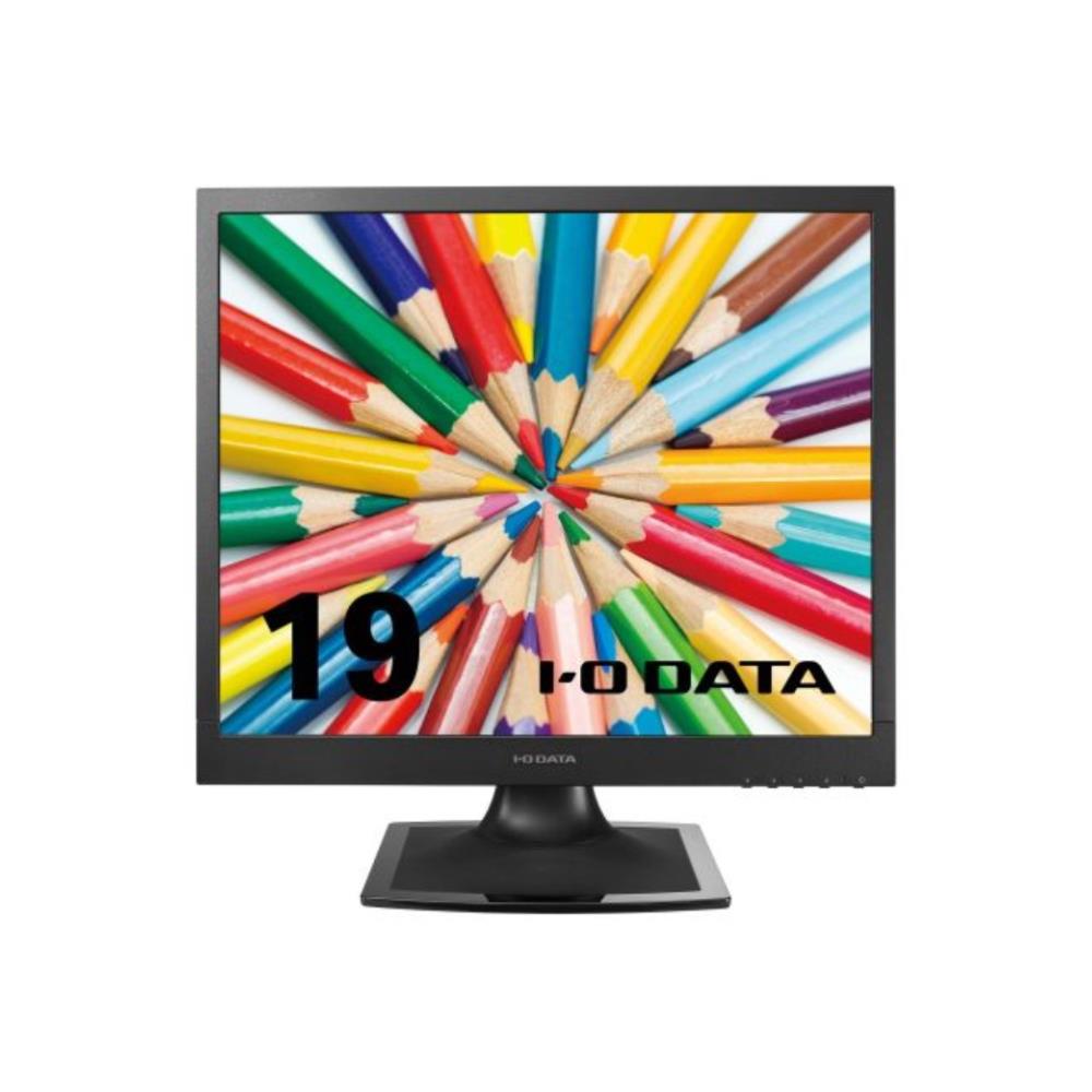 アイ・オー・データ機器 [LCD-SAX191DB-AG] 「5年保証」19型スクエア液晶ディスプレイ ブラック 抗菌モデル
