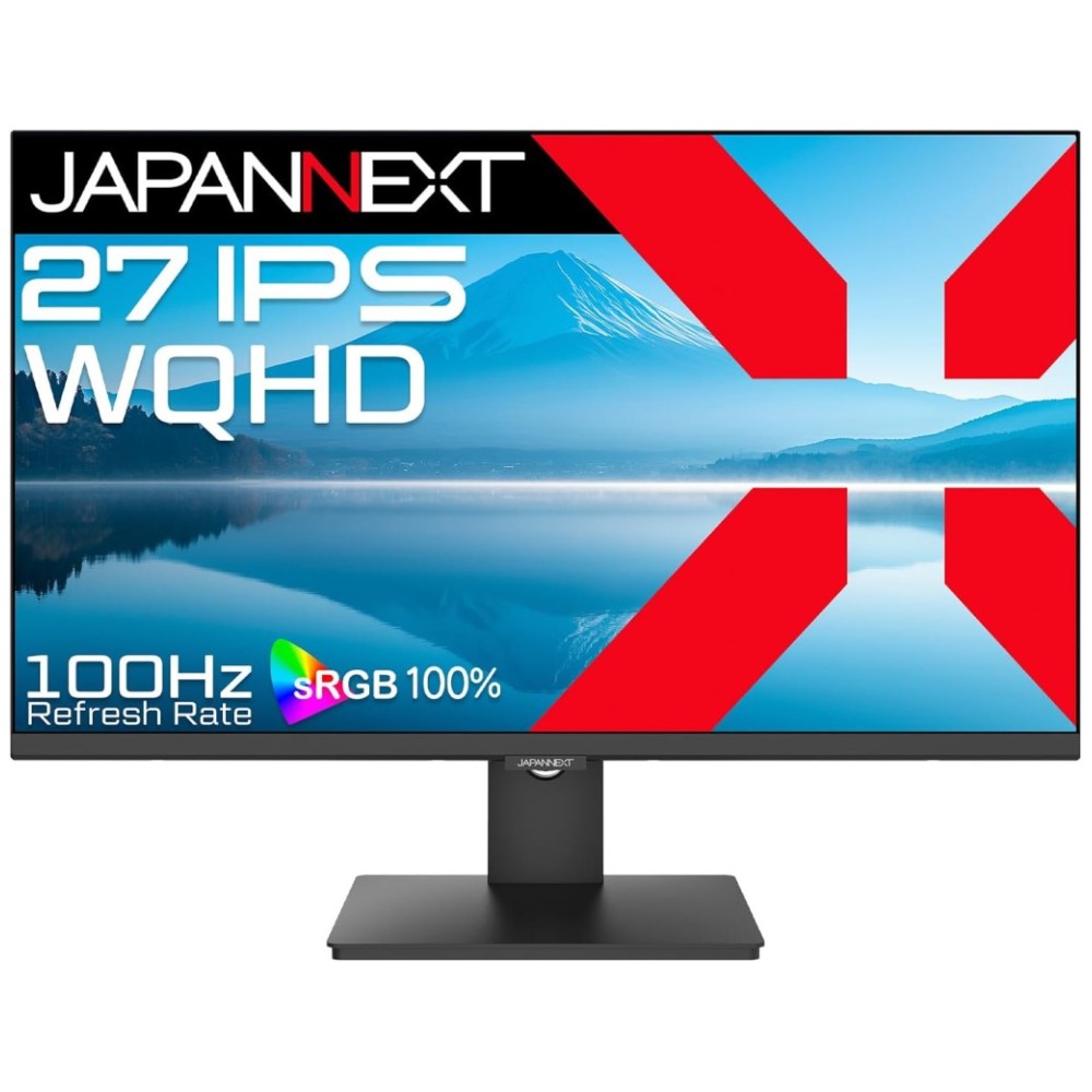 ジャパンネクスト [JN-IPS27Q-C6] 27インチ ワイド液晶ディスプレイ(2560x1440/IPS/DP/HDMI/Type-C65W給電/非光沢/2年保証)