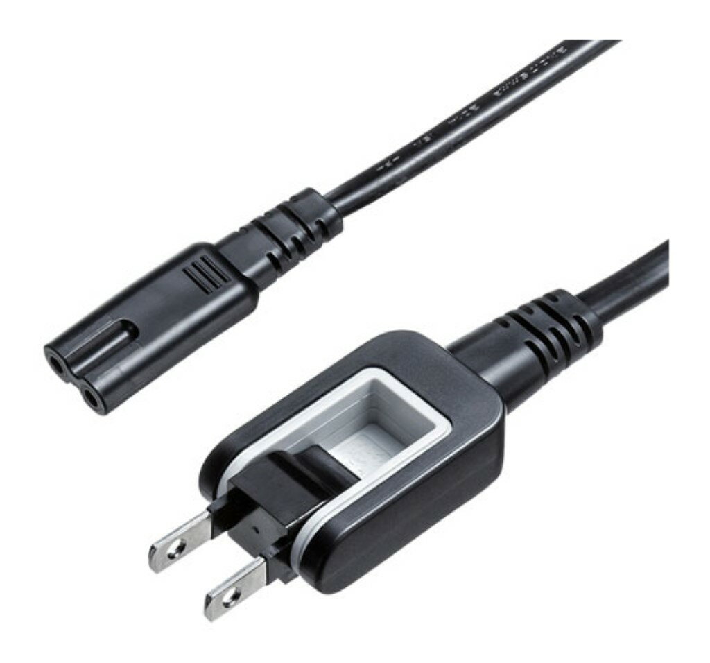 サンワサプライ [KB-DM2S12A-1] メガネ型コネクタ対応電源コード