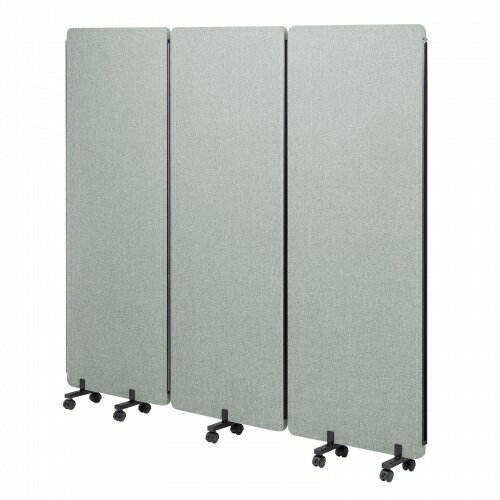 サンワサプライ [SPT-CN5GY] 別途送料 吸音パネル3連パーティション