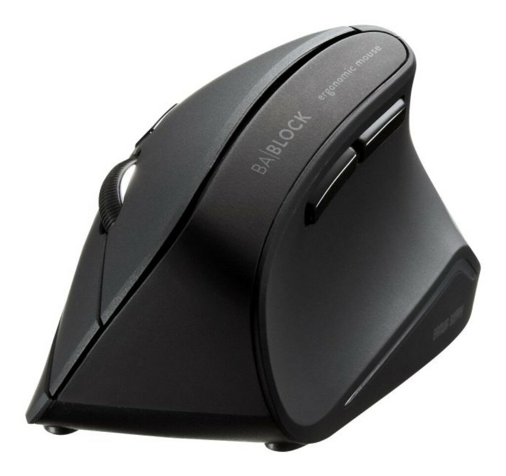 サンワサプライ [MA-ERGBTK11] 抗菌静音Bluetoothエルゴノミクスマウス