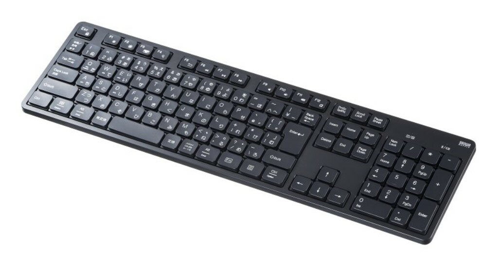 サンワサプライ [SKB-BT37BK] 静音Bluetoothキーボード テンキーあり
