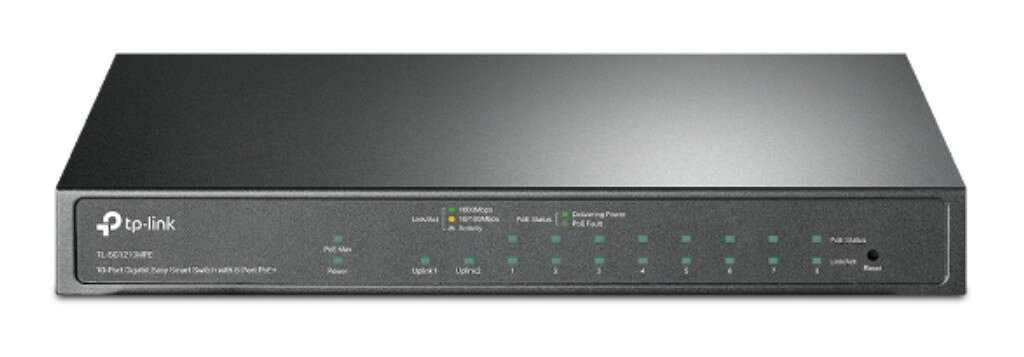 TP-Link  10-Port GbE Desktop Switch(8x PoE+/1xCombo SFP/RJ45)