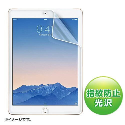 サンワサプライ [LCD-IPAD6FP] iPad Air 2用液晶保護指紋防止光沢フィルム