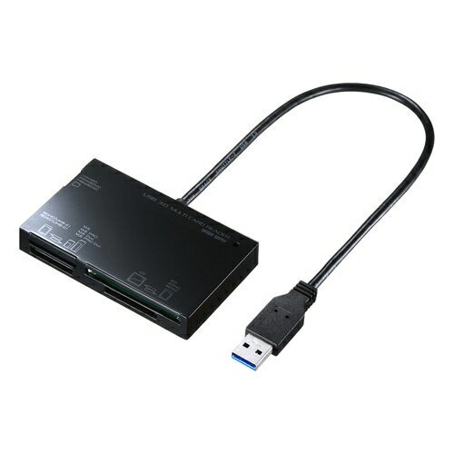 サンワサプライ [ADR-3ML35BK] USB3.0 カードリーダー