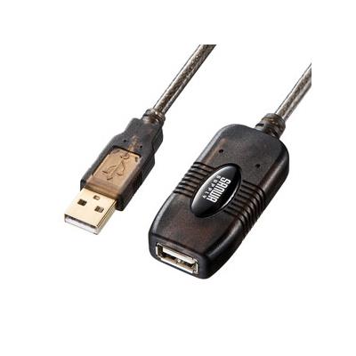 サンワサプライ [KB-USB-R205N] 5m延長USBアクティブリピーターケーブル(2.0)