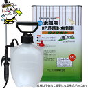 水性木部用白アリ予防駆除・木材防腐剤ジノテクト14L噴霧器10mホース付